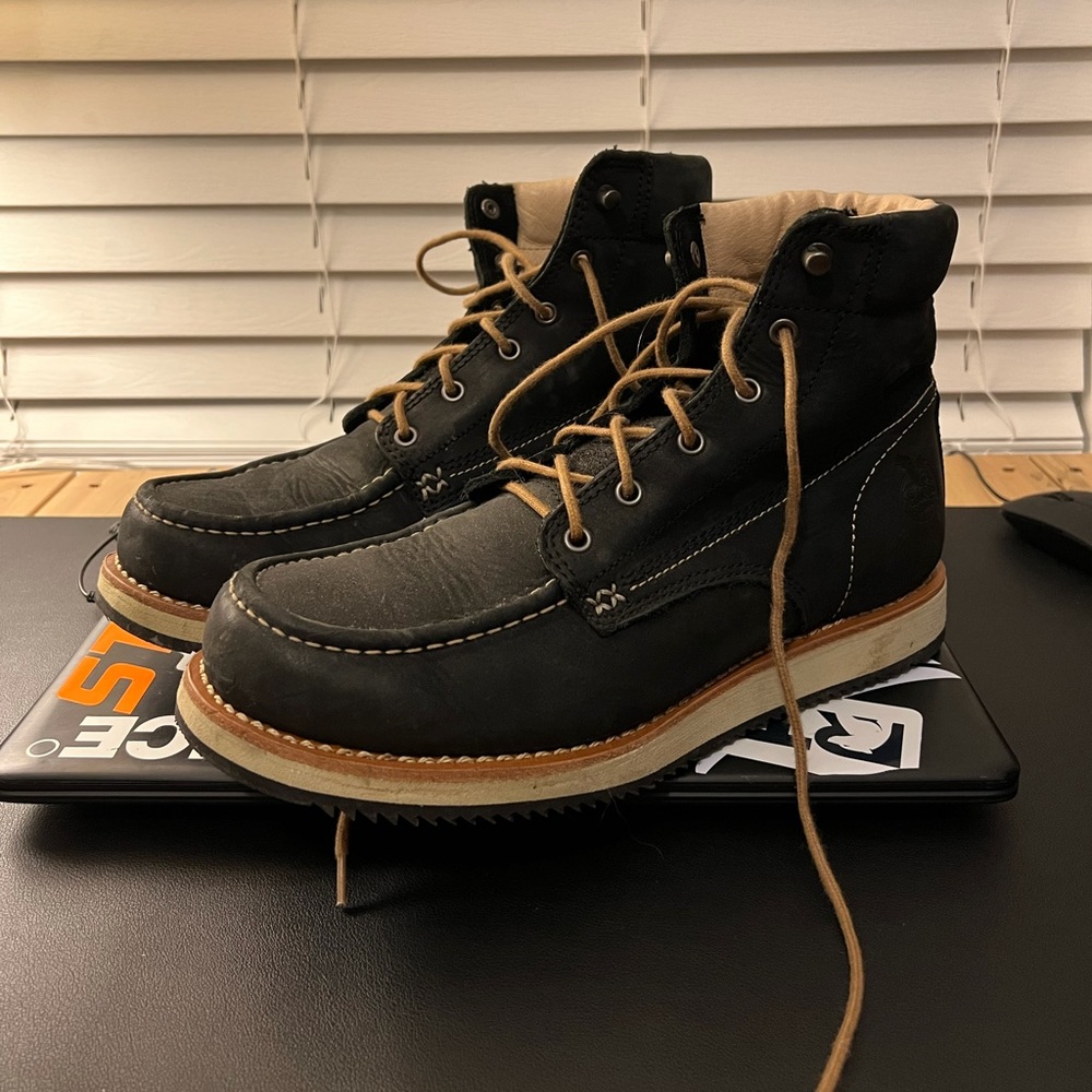 Georgia Boots Black Sz11